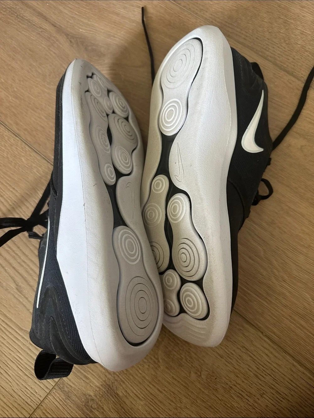 Nike Black and White Athletic Slip-On Sneakers